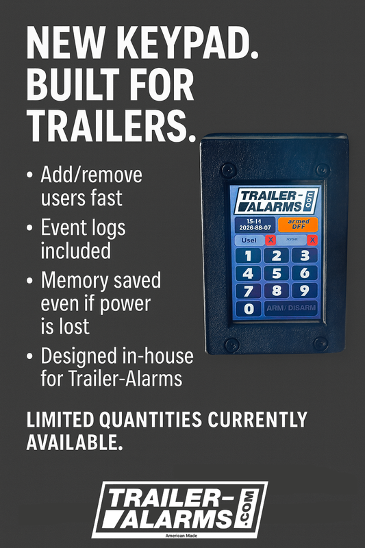 Our New Keypad is Here - Built for Trailer Security