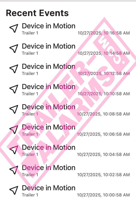 Live tracking in motion