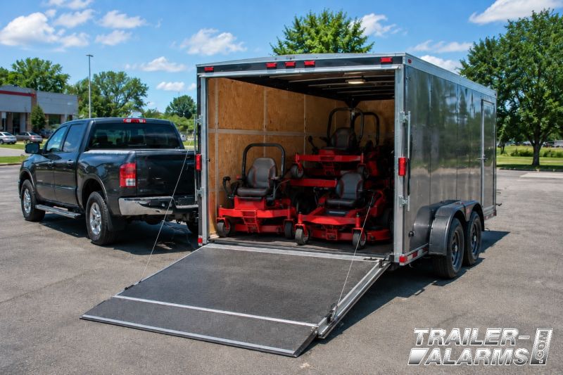 Lawn trailer theft is real