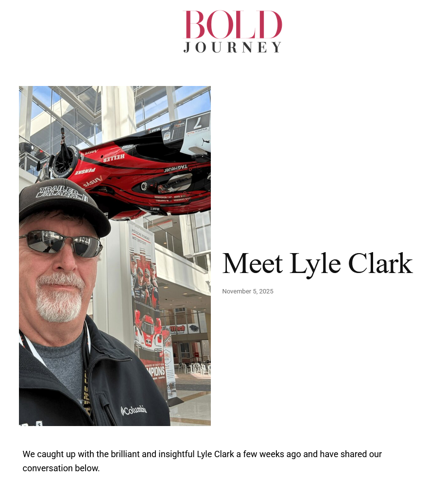 Meet Lyle Clark - Bold Journey Magazine