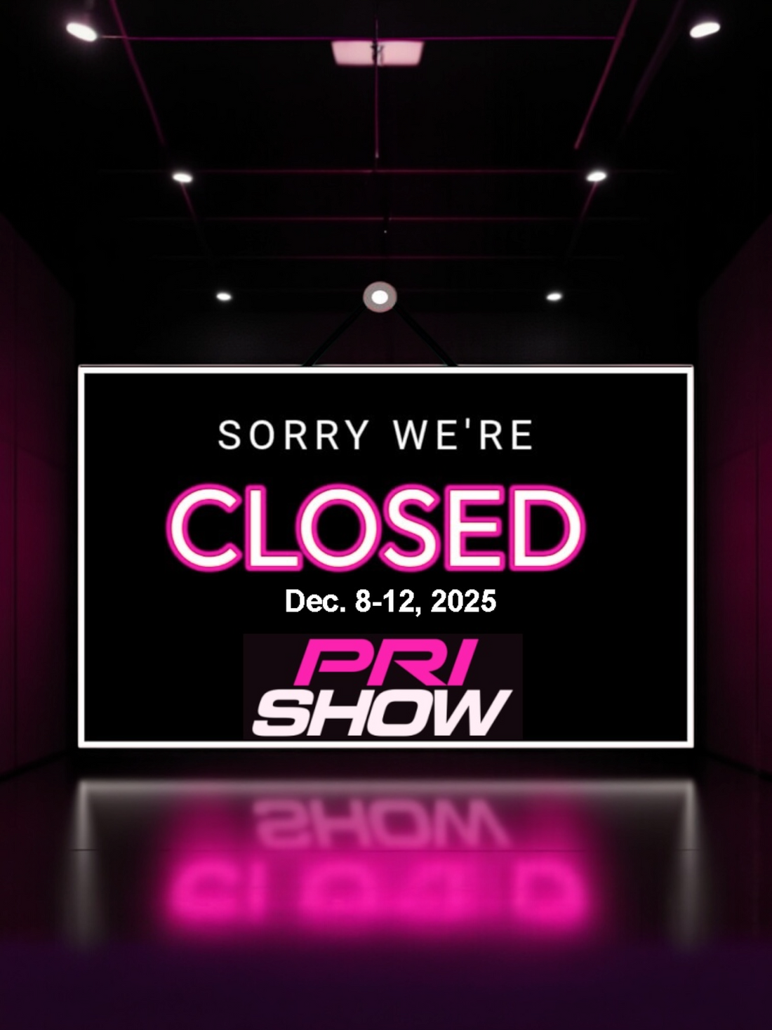 35 days until PRI kicks off in Indianapolis