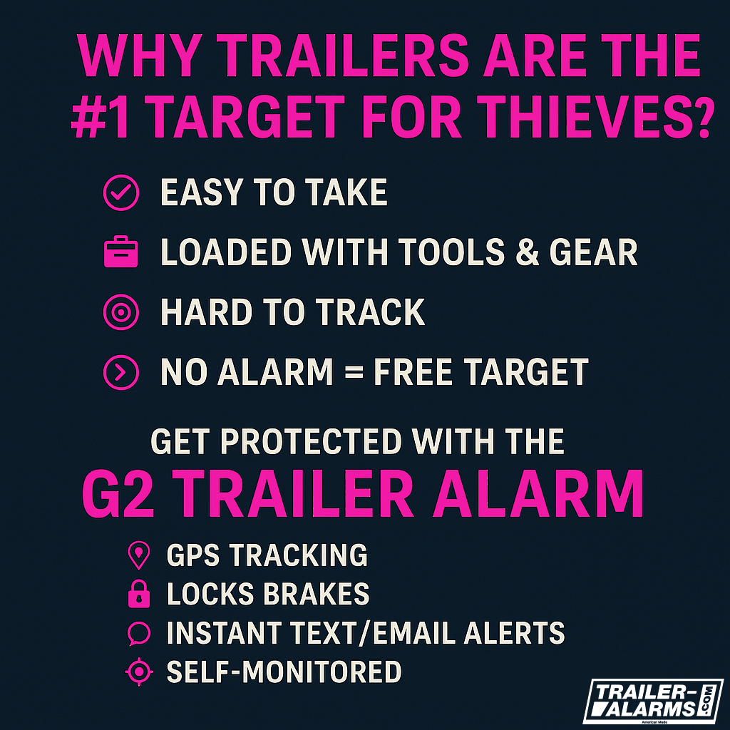 🔒 Why Trailers Are the #1 Target for Thieves—And What You Can Do About It